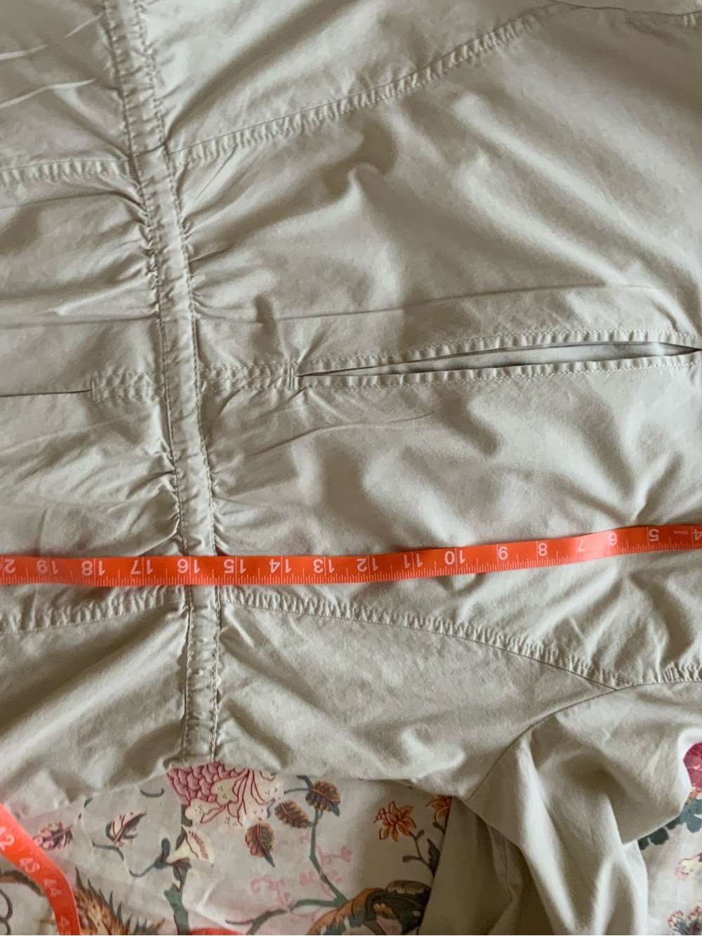 Ann Taylor LOFT Khaki Utility Trench Jacket with Contrast Buttons - Picture 3 of 7